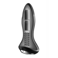Анальна смарт-вібропробка із перлинним масажем Satisfyer Rotator Plug 1+ Black — Переглянути зображення 3