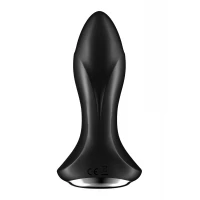 Анальна смарт-вібропробка із перлинним масажем Satisfyer Rotator Plug 1+ Black — Переглянути зображення 7
