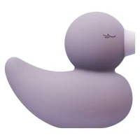 Вакуумний вібратор-качечка CuteVibe Ducky Grey — Просмотреть изображение 1