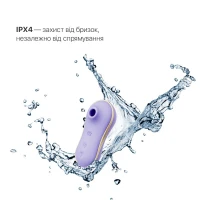 Набір 2в1 Zalo — UNICORN Violet, віброяйце + вакуумний стимулятор — Просмотреть изображение 5