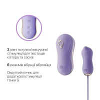 Набір 2в1 Zalo — UNICORN Violet, віброяйце + вакуумний стимулятор — Просмотреть изображение 4