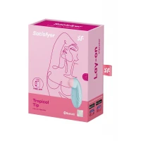 Смарт-вібратор для клітора Satisfyer Tropical Tip Light Blue — Переглянути зображення 8