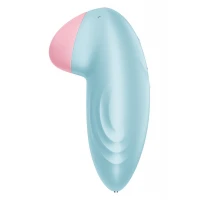 Смарт-вібратор для клітора Satisfyer Tropical Tip Light Blue — Переглянути зображення 4