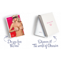 Мереживна маска Obsessive A710 mask, єдиний розмір, чорна