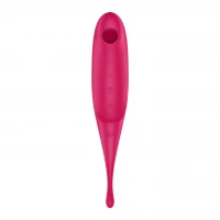 Вібратор для клітора з вакуумною стимуляцією Satisfyer Twirling Pro Red — Просмотреть изображение 3