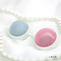 Набір вагінальних кульок LELO Beads Mini, діаметр 2,9 см, змінне навантаження, 2х28 та 2х37 г — Переглянути зображення 5
