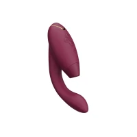 Подвійний вакуумний кліторальний стимулятор Womanizer Duo 2 - Bordeaux, незалежні мотори — Переглянути зображення 8