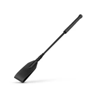 Шльопалка Bedroom Fantasies: Faux Leather Crop Whip, чорна — Просмотреть изображение 1