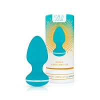Анальна вібропробка Cala Azul – Blanca Vibrating anal plug, 10 режимів — Переглянути зображення 9