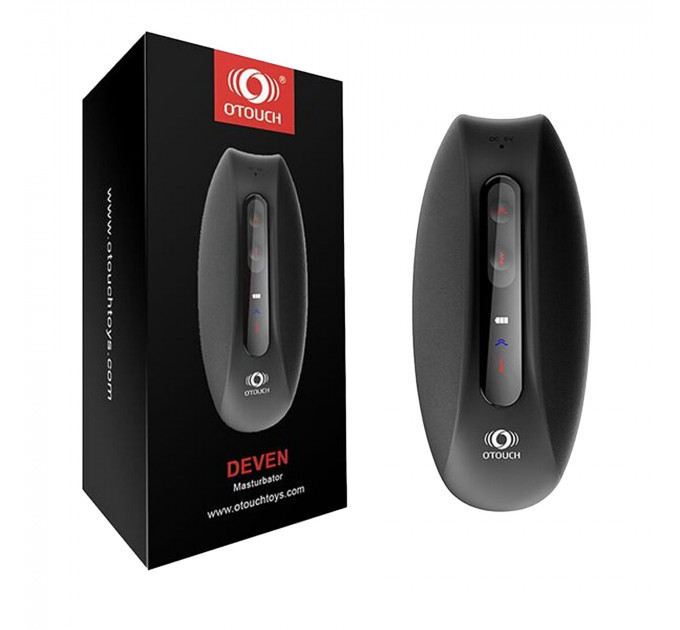 Мастурбатор Otouch DEVEN, осциллирующая площадка, 6 режимов вибрации, 2 уровня нагрева, LED-экран