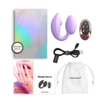Віброяйце з вакуумною кліторальною стимуляцією Love To Love Wonderlover VIVA MAUVE — Переглянути зображення 6