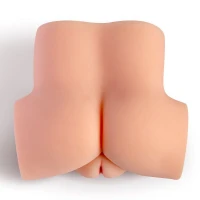 Мастурбатор-півторс з вібрацією Real Body Real Tess, вагіна та анус, 18х15см — Просмотреть изображение 4