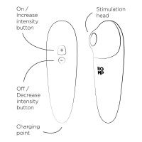 Вакуумний кліторальний стимулятор Romp Shine X, 10 рівнів інтенсивності