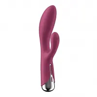 Вібратор-кролик з ротацією Satisfyer Spinning Rabbit 1 Red, 3 мотори — Переглянути зображення 5