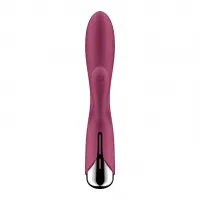 Вібратор-кролик з ротацією Satisfyer Spinning Rabbit 1 Red, 3 мотори — Переглянути зображення 6