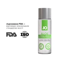 Змазка на водній основі JO H2O Organic Aloe (60 мл), зволожувальний та заспокійливий ефект — Переглянути зображення 8