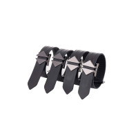 Набір фіксаторів для рук та ніг LOCKINK Hogtie Set, чорний, ремені з натуральної шкіри — Переглянути зображення 8