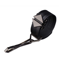 Набір фіксаторів для рук та ніг LOCKINK Hogtie Set, чорний, ремені з натуральної шкіри