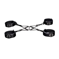 Набір фіксаторів для рук та ніг LOCKINK Hogtie Set, чорний, ремені з натуральної шкіри — Переглянути зображення 7
