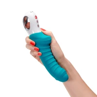 Вібратор для точки G Fun Factory TIGER petrol, ребристий, підходить для анальної стимуляції — Переглянути зображення 6