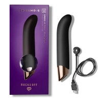 Вібратор для точки G Rocks Off Chaiamo G Black, 10 режимів — Переглянути зображення 4