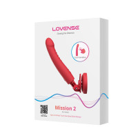 Смарт-мини секс-машина Lovense Mission 2 Vibrating suction cup dildo, 6500 вибраций/мин, Touch Sense