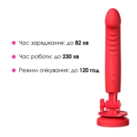 Смарт-міні секс-машина Lovense Mission 2 Vibrating suction cup dildo, 6500 вібрацій/хв, Touch Sense — Просмотреть изображение 9