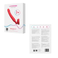 Смарт-міні секс-машина Lovense Mission 2 Vibrating suction cup dildo, 6500 вібрацій/хв, Touch Sense — Просмотреть изображение 15