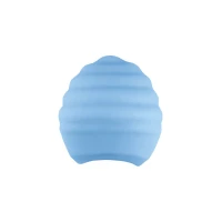 Мастурбатор-яйце Wooomy Wigggler Mini Masturbator, дуже ніжний, пробник лубриканту Amorean 1 мл — Переглянути зображення 1