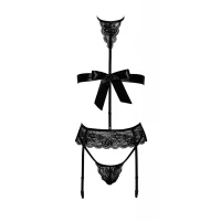 Комплект Kissable Bondage Kiss Set Black L/XL — Переглянути зображення 14