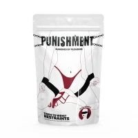 Фіксатори для руки та стегна Punishment – Thigh to Wrist Restraints – Black — Просмотреть изображение 3