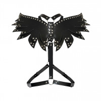 Жіноча портупея Art of Sex - Wings чорна XS-M, екошкіра