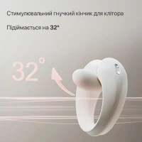 Ерекційне смарт-віброкільце Zalo Apis Obsidian Black, до 4 годин роботи, зарядний кейс — Переглянути зображення 7