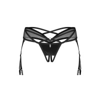 Трусики Obsessive Dominna crotchless thong 2XL/3XL — Переглянути зображення 3