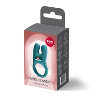 Ерекційне віброкільце з подвійною стимуляцією клітора Fun Factory NŌS CLASSIC Bottle Green, 2 мотори — Переглянути зображення 8