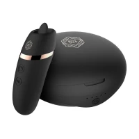 Мінівібратор з язичком Rosy Gold - Vibrating &amp; Licking Dual Stimulator — Переглянути зображення 1