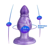 Анальна пробка SilexD Fantasy - Queen M Plug — Переглянути зображення 4