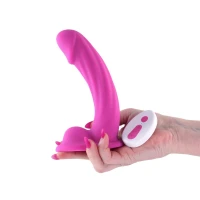 Ділдо з вібрацією NS Novelties Colours - Curve - Vibrating - 6&quot; Dildo - Pink — Просмотреть изображение 2