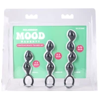 Набір анальних іграшок Doc Johnson Mood Naughty Contour Beads Trainer Set — Переглянути зображення 8