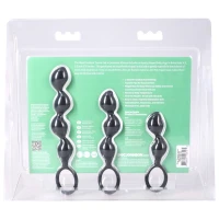 Набір анальних іграшок Doc Johnson Mood Naughty Contour Beads Trainer Set — Переглянути зображення 10