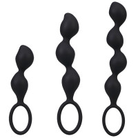 Набор анальных игрушек Doc Johnson Mood Naughty Contour Beads Trainer Set