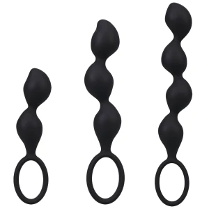 Набір анальних іграшок Doc Johnson Mood Naughty Contour Beads Trainer Set
