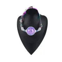 Кляп Liebe Seele Crystal Ball Gag - Purple (Small Ball) — Переглянути зображення 6