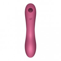 Вакуумний стимулятор із вібрацією Satisfyer Curvy Trinity 3 Red