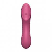 Вакуумний стимулятор із вібрацією Satisfyer Curvy Trinity 3 Red