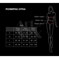 Вінілове боді з рукавами Art of Sex - Jessica, з ефектом мокрого оксамиту, розмір M — Переглянути зображення 4