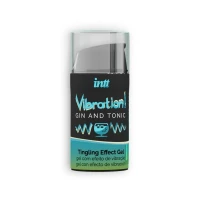 Рідкий вібратор Intt Vibration Gin Tonic (15 мл) (м'яте паковання!!!) — Переглянути зображення 1