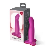 Фалоімітатор Fun Factory LIMBA FLEX L Magenta (м'яте паковання!!!) — Переглянути зображення 5