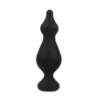 Анальна пробка Adrien Lastic Amuse Big Black (L) з двома переходами, макс. діаметр 4,4 см — Переглянути зображення 1