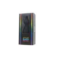 Анальна пробка Adrien Lastic Amuse Big Black (L) з двома переходами, макс. діаметр 4,4 см — Переглянути зображення 3